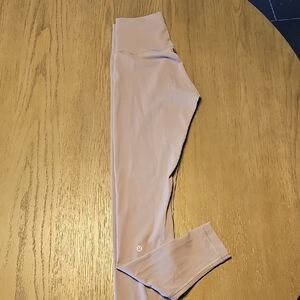Lululemon Athletica Pink Leggings Full-Length Seamless